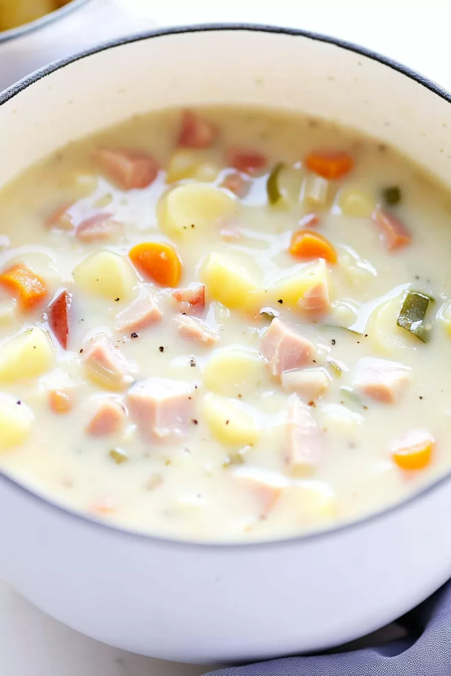 Creamy Ham Potato Soup