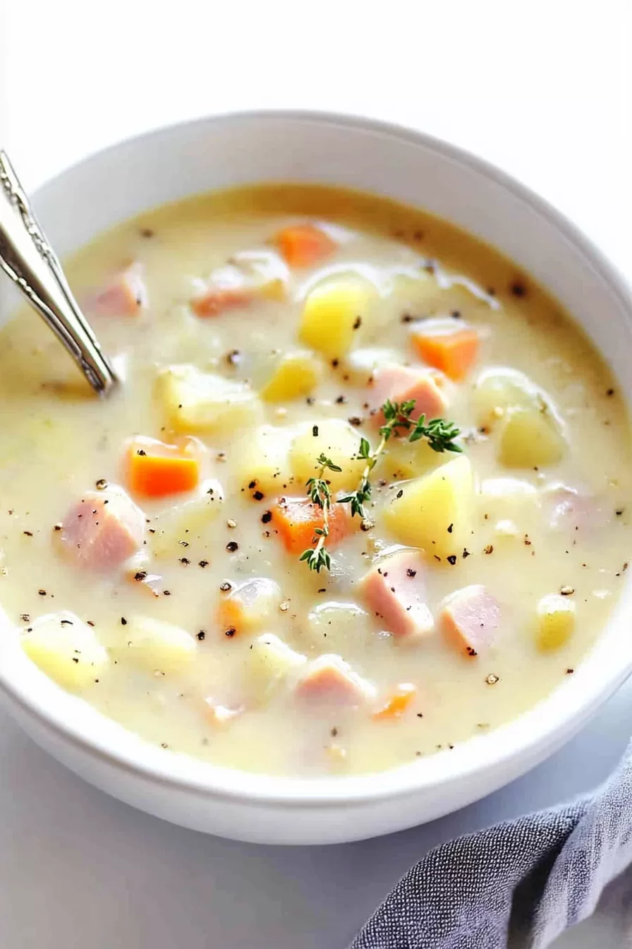 Creamy Ham Potato Soup