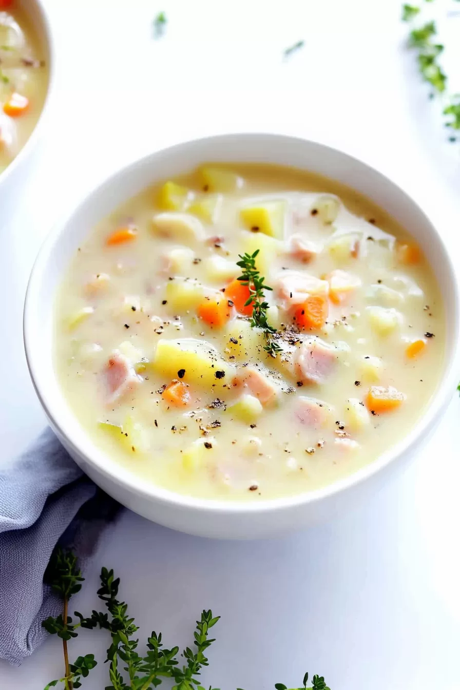 Creamy Ham Potato Soup