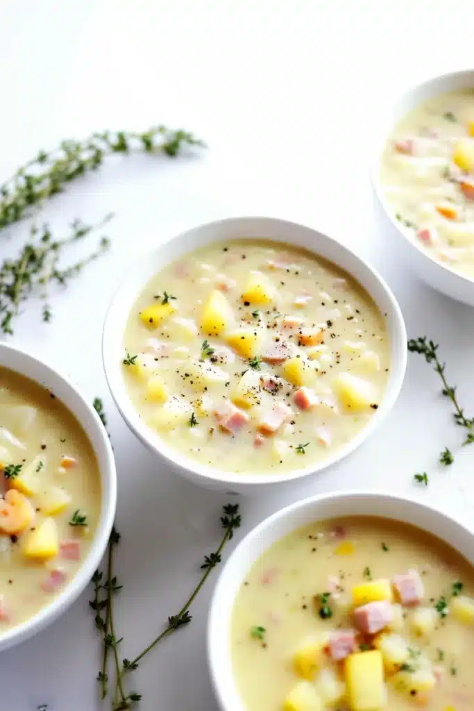 Creamy Ham Potato Soup