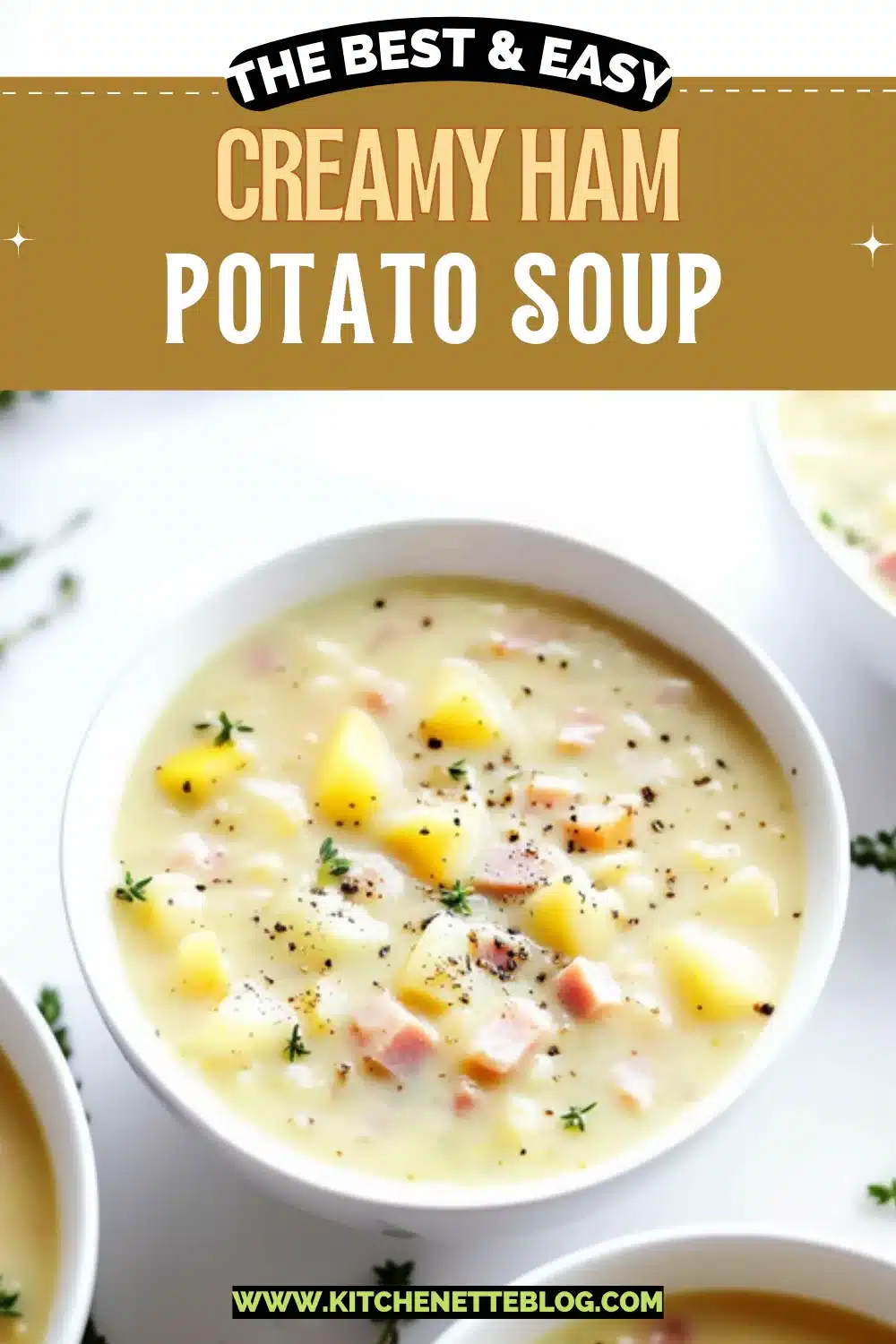 Creamy Ham Potato Soup