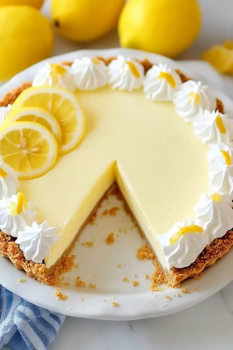 Creamy No-Bake Lemon Pie