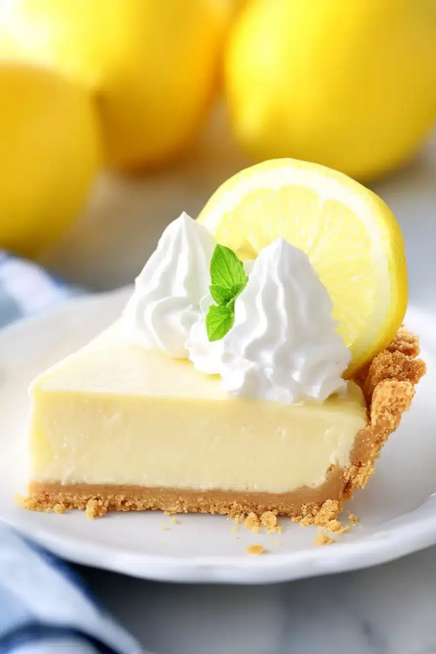 Creamy No-Bake Lemon Pie