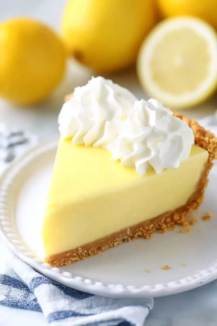 Creamy No-Bake Lemon Pie