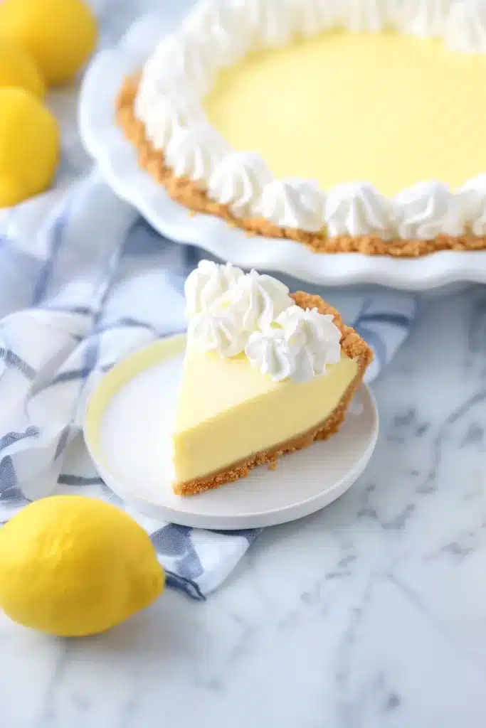 Creamy No-Bake Lemon Pie
