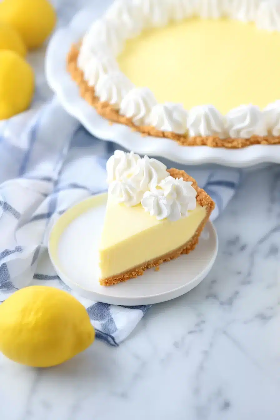 Creamy No-Bake Lemon Pie