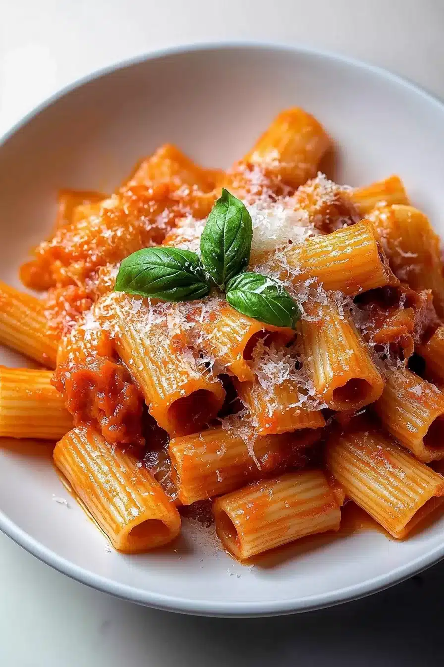 Creamy Rigatoni alla Vodka