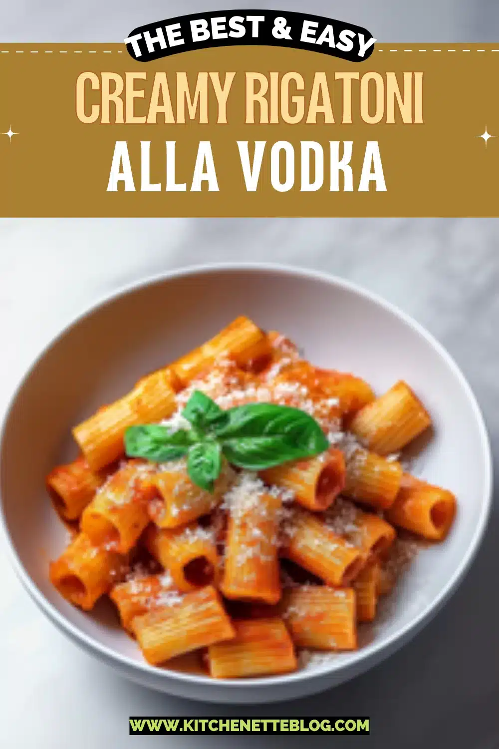 Creamy Rigatoni alla Vodka