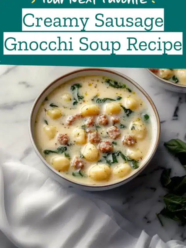 Creamy Sausage Gnocchi Soup Recipe
