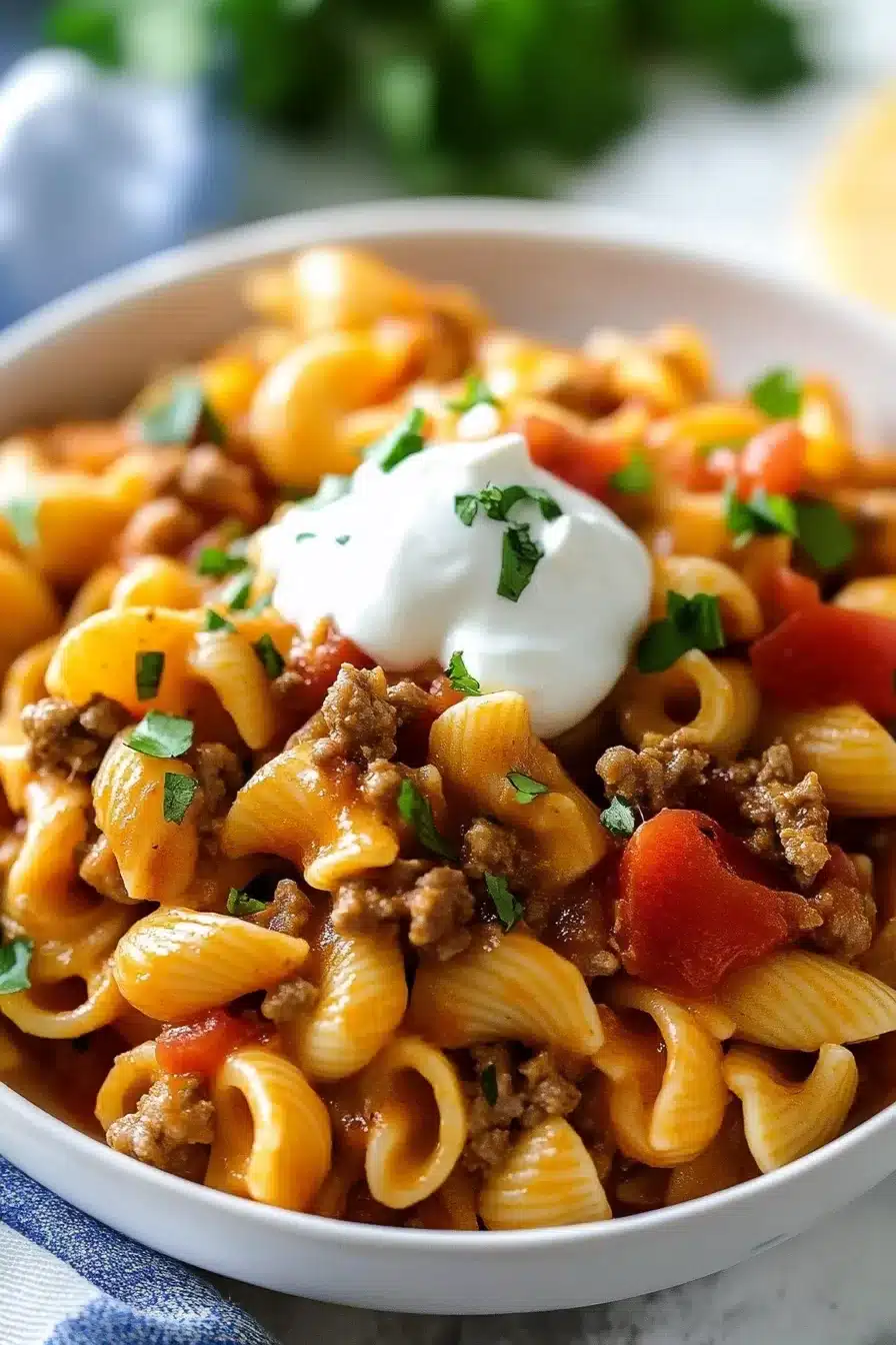 Creamy Taco Pasta