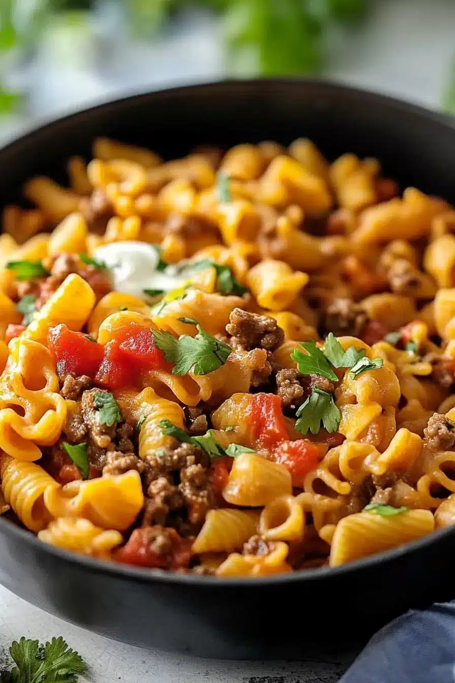 Creamy Taco Pasta
