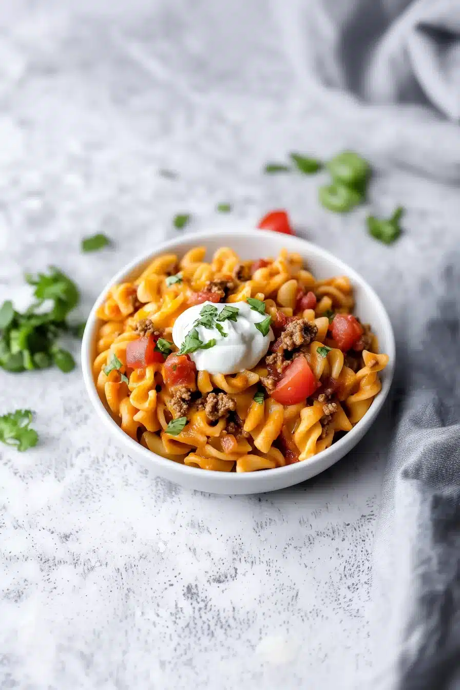 Creamy Taco Pasta