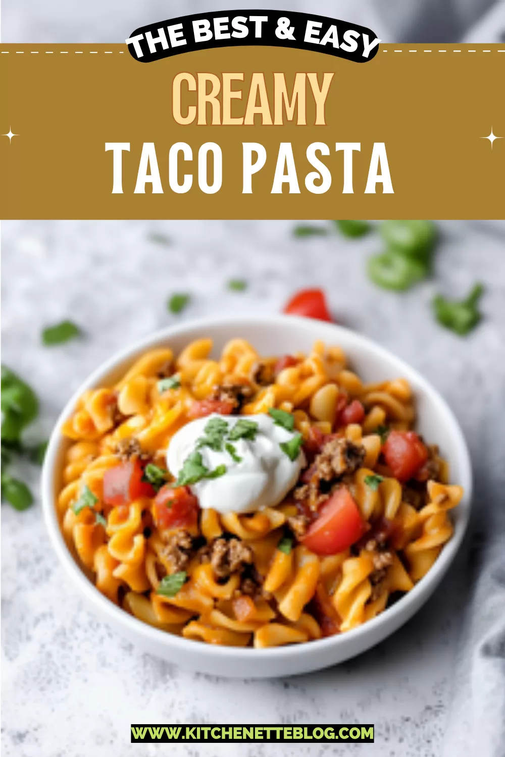 Creamy Taco Pasta