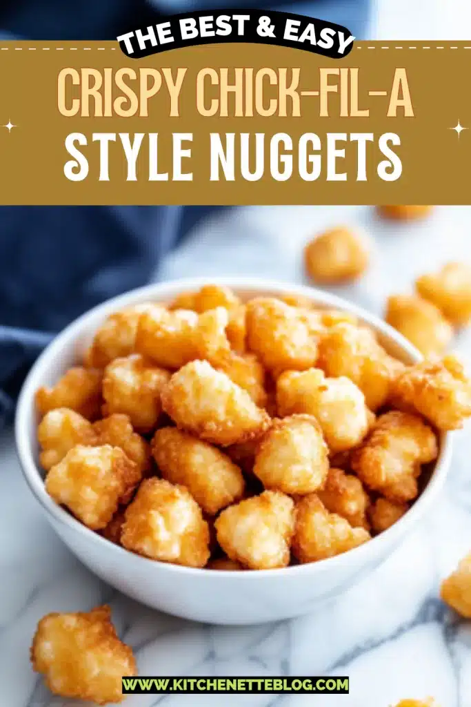 Crispy Chick-fil-A Style Nuggets