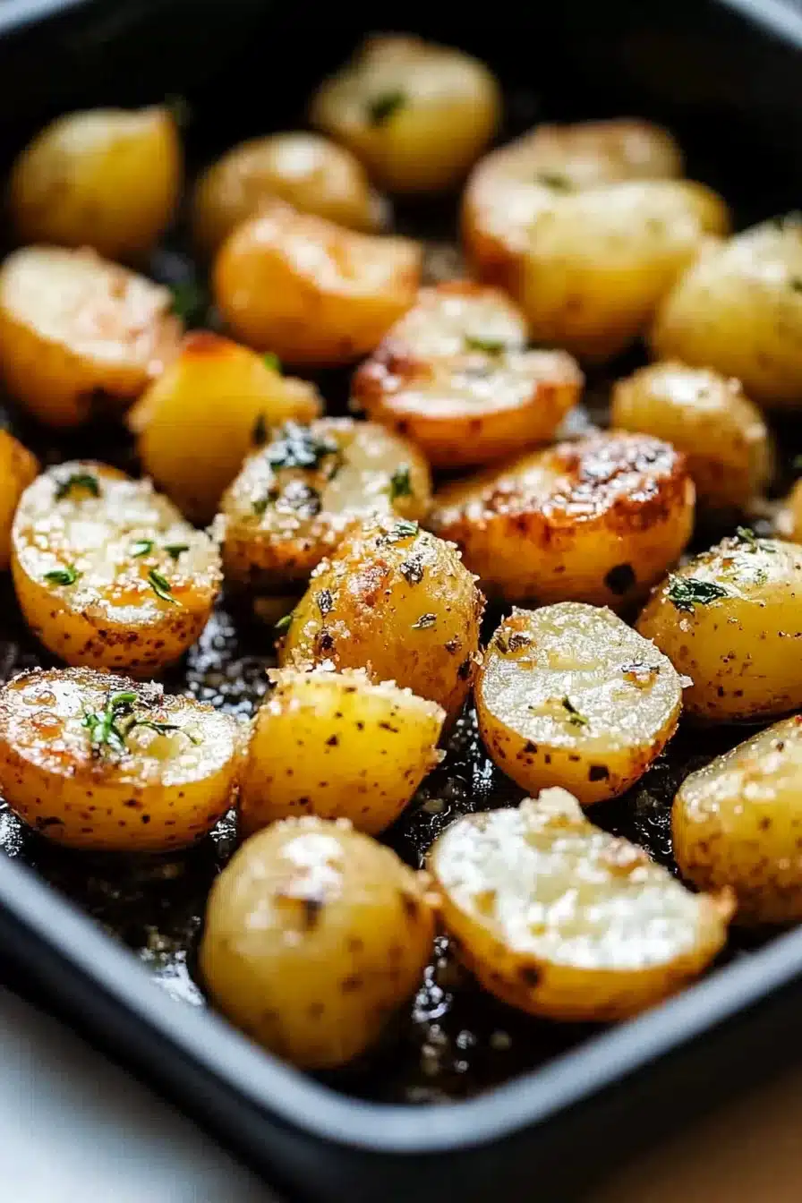 Crispy Garlic Butter Potatoes
