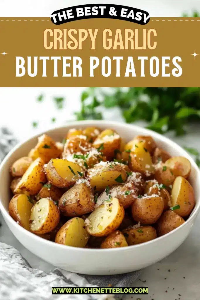 Crispy Garlic Butter Potatoes