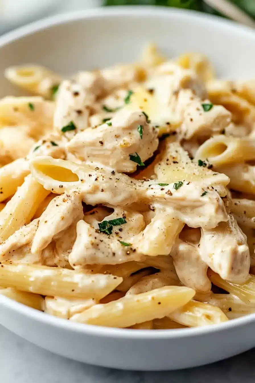 Crockpot Olive Garden Chicken Pasta
