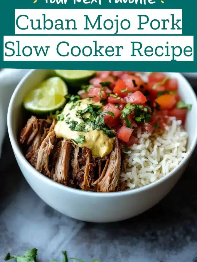 Cuban Mojo Pork Slow Cooker Recipe
