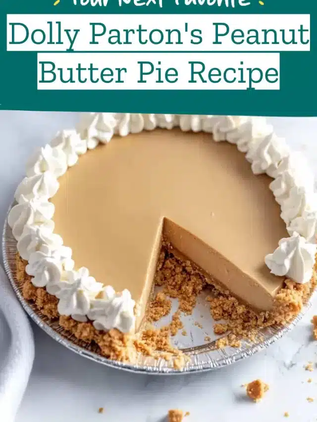 Dolly Parton’s Peanut Butter Pie Recipe