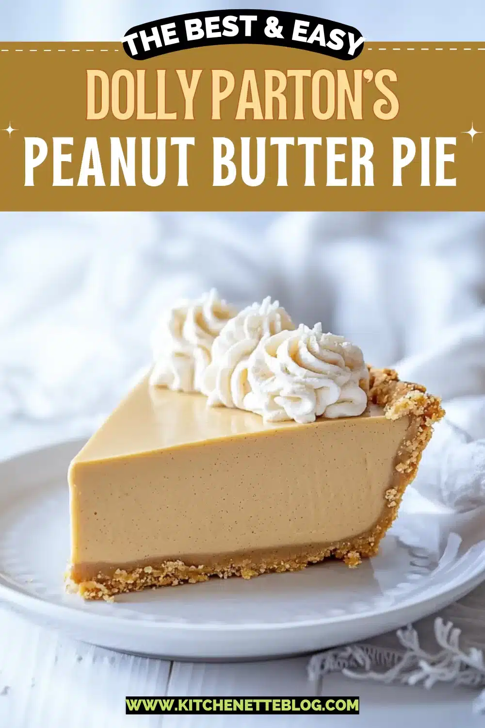 Dolly Parton’s Peanut Butter Pie