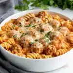 Dump and Bake Meatball Casserole
