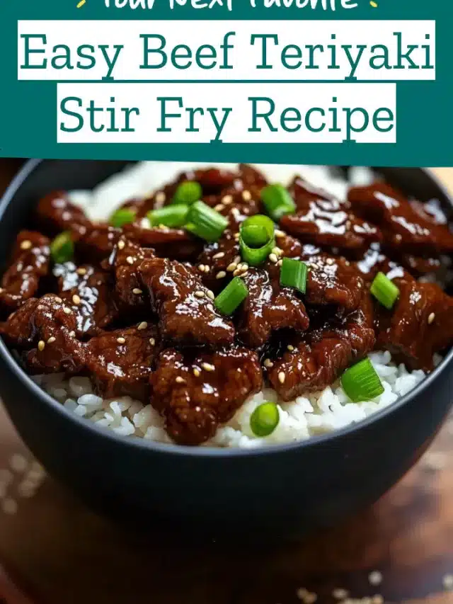 Easy Beef Teriyaki Stir Fry Recipe