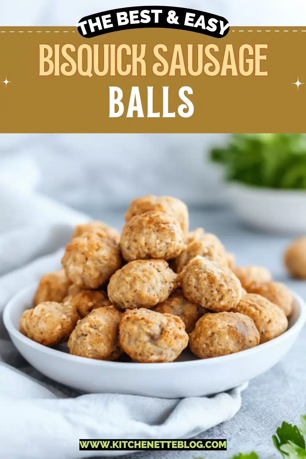 Easy Bisquick Sausage Balls