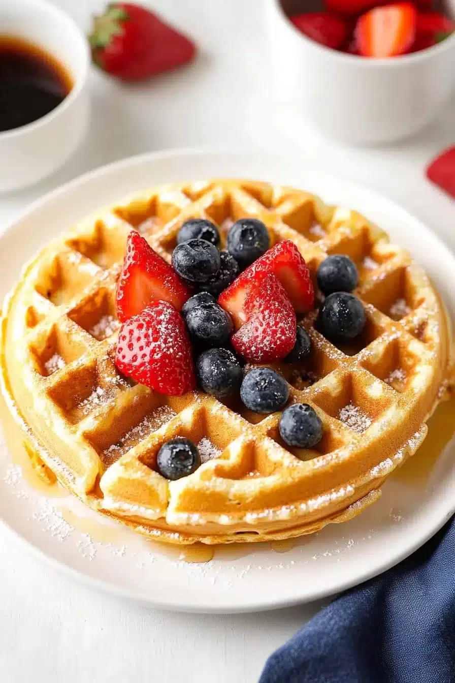 Easy Bisquick Waffles