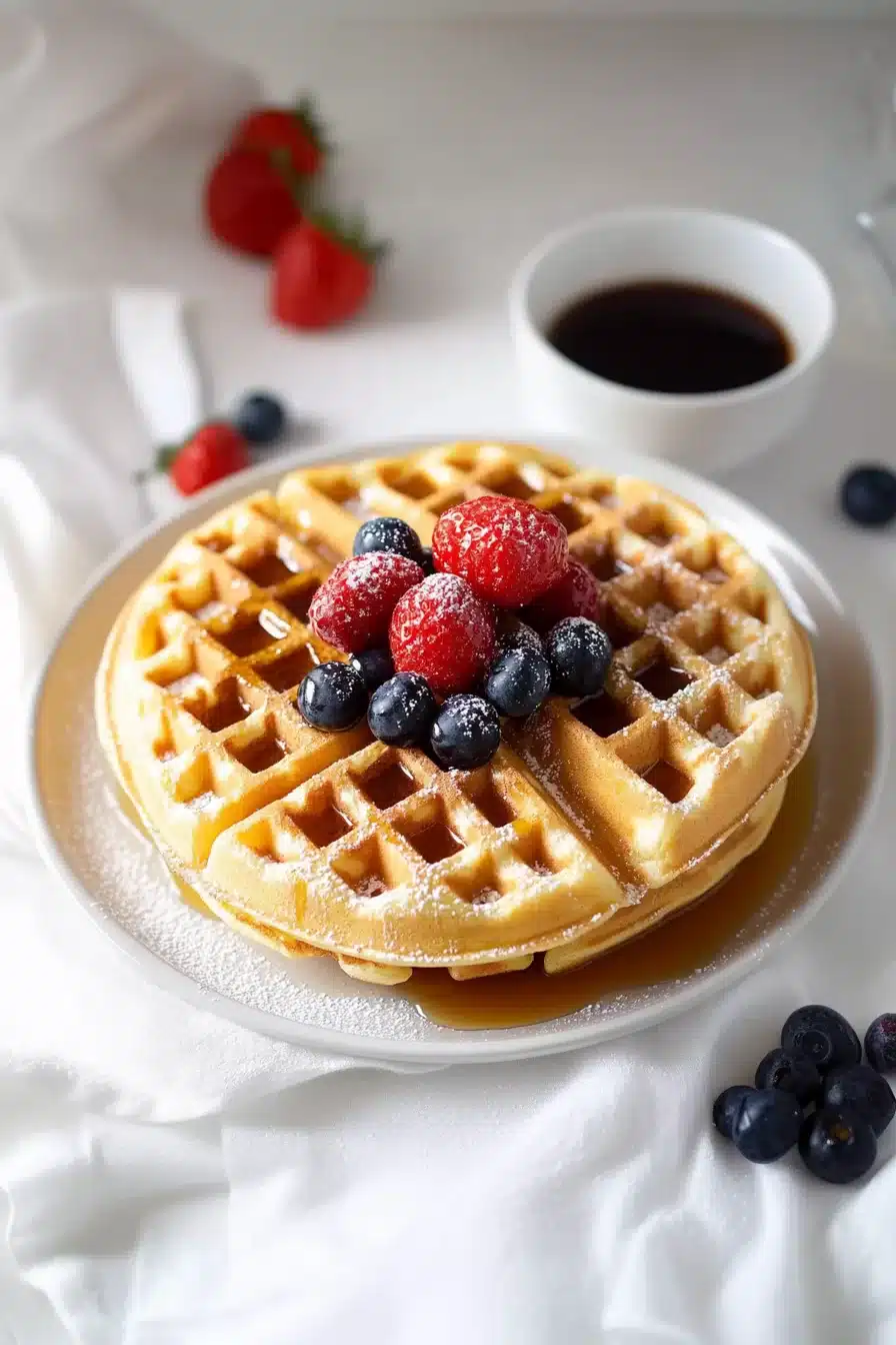 Easy Bisquick Waffles