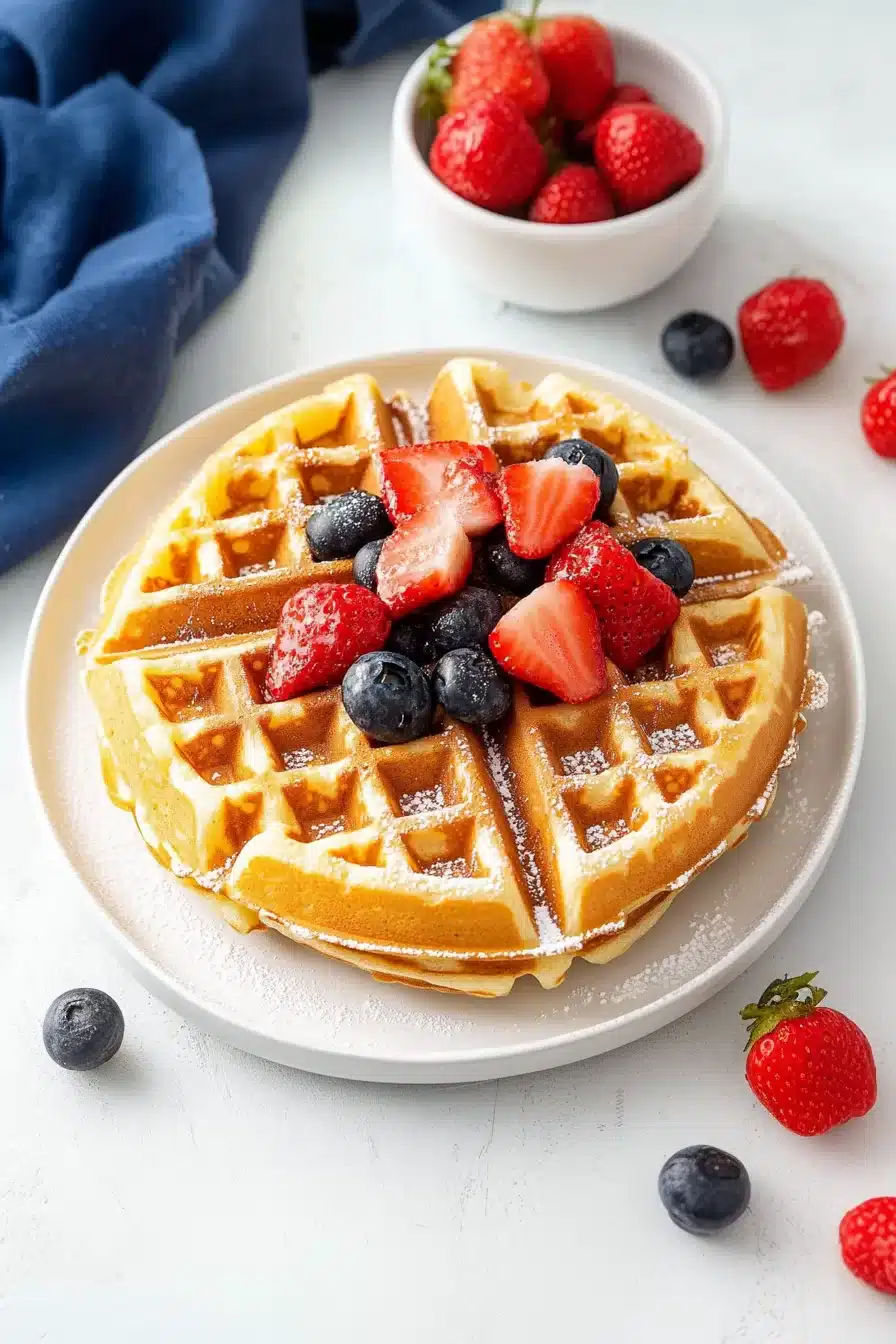 Easy Bisquick Waffles
