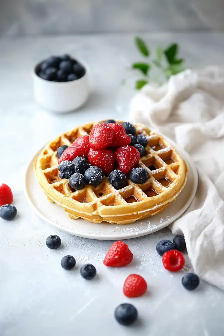 Easy Bisquick Waffles