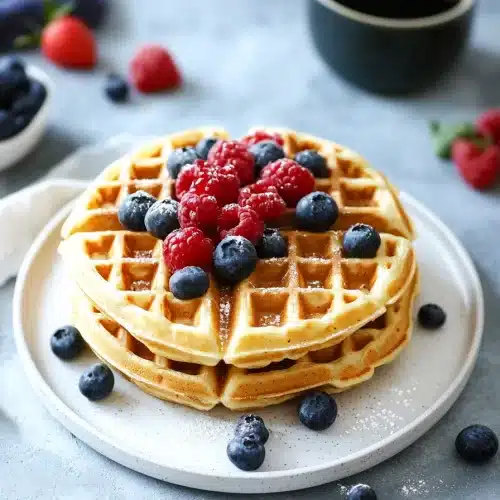 Easy Bisquick Waffles