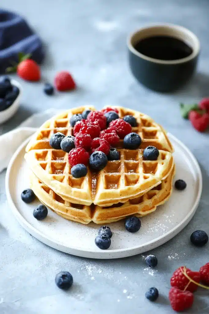 Easy Bisquick Waffles