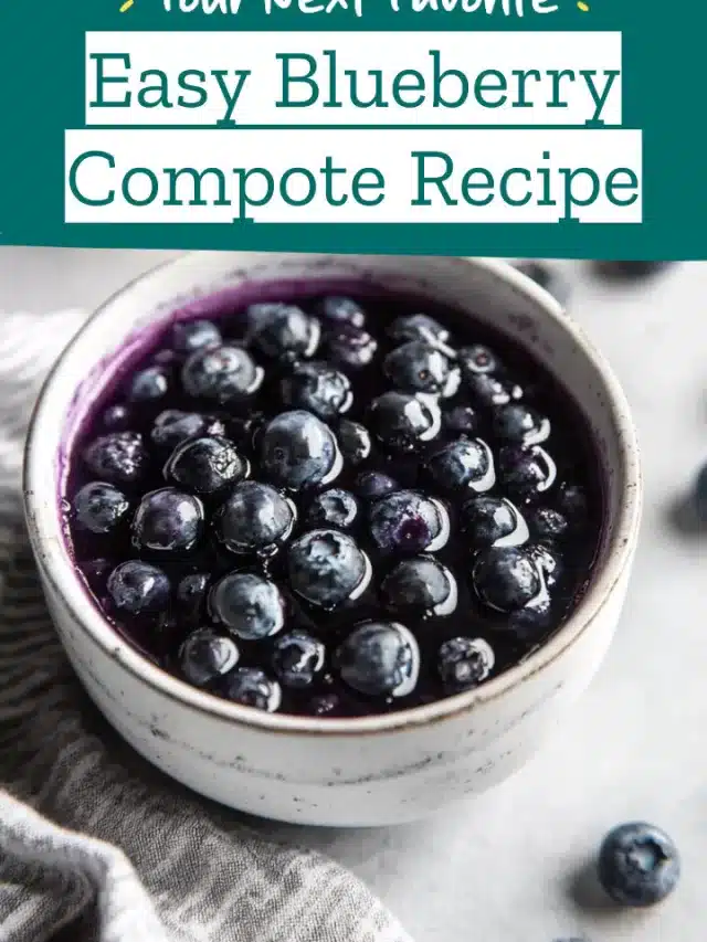 Easy Blueberry Compote Recipe