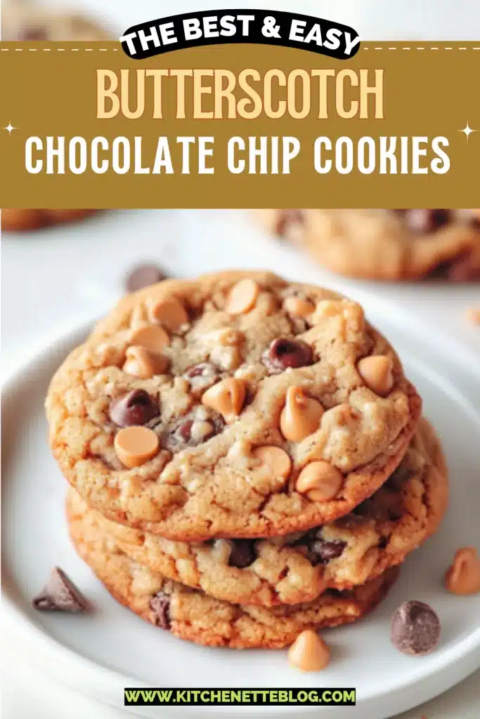 Easy Butterscotch Chocolate Chip Cookies
