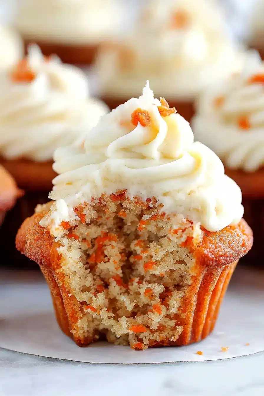 Easy Carrot Cake Cupcakes