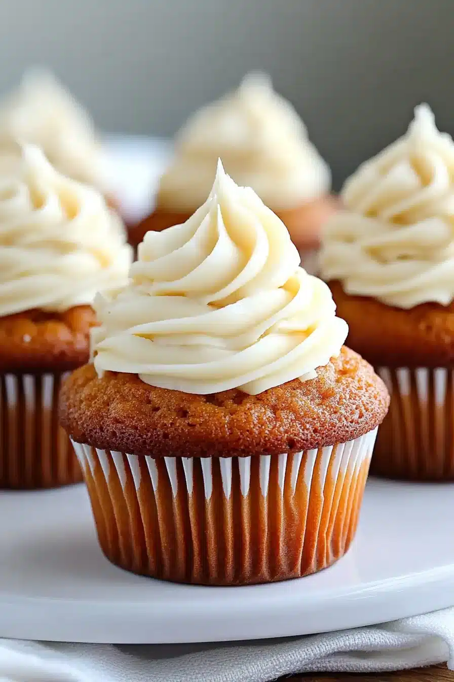 Easy Carrot Cake Cupcakes
