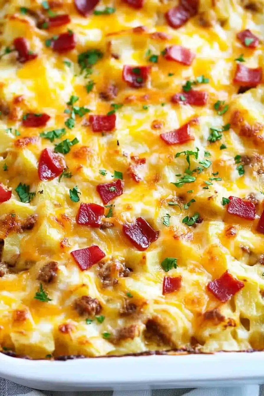 Easy Cheesy Breakfast Casserole