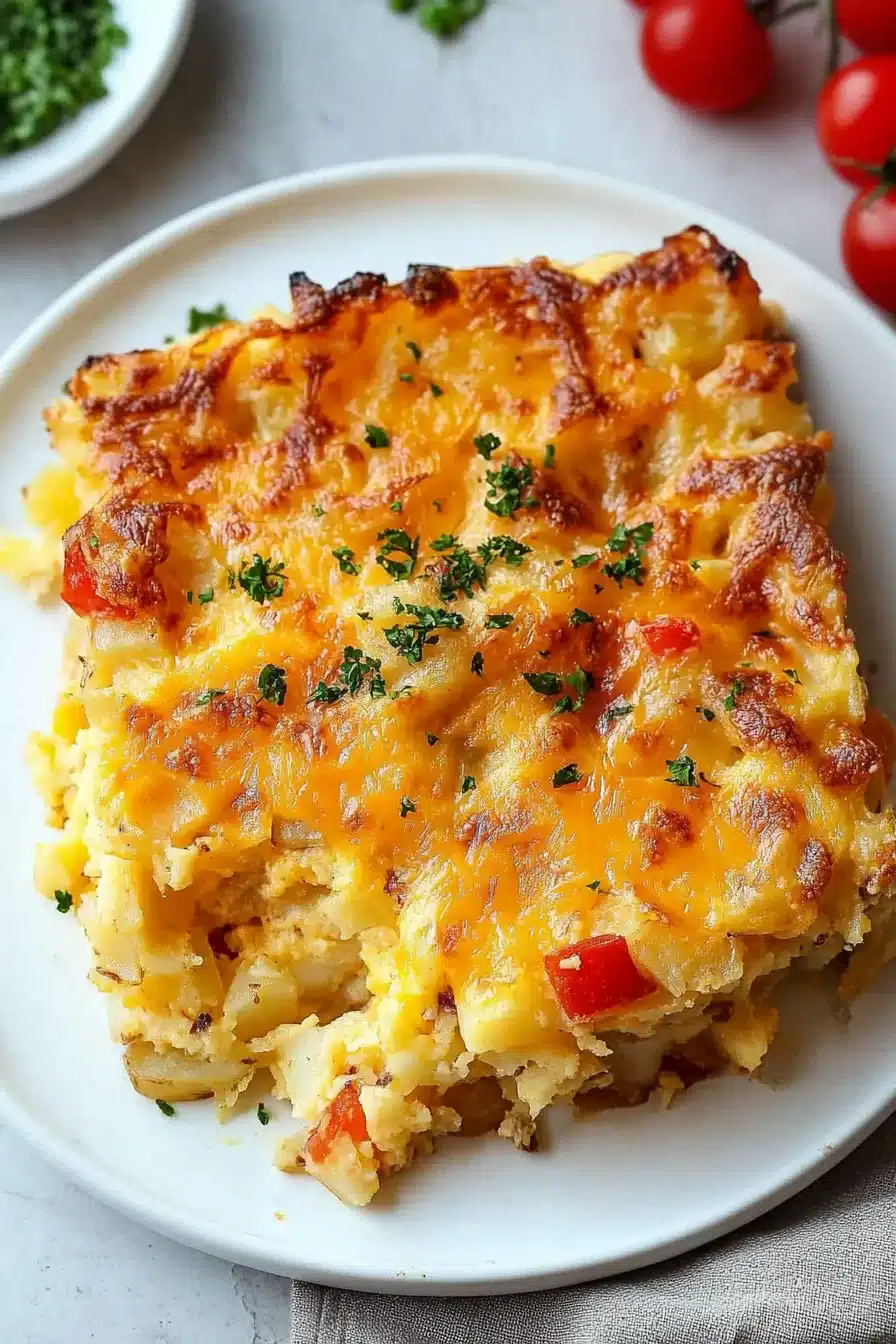 Easy Cheesy Breakfast Casserole