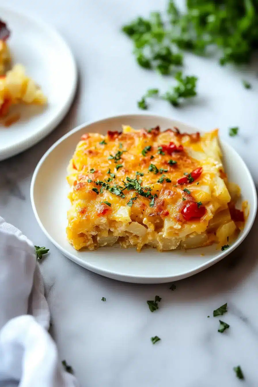 Easy Cheesy Breakfast Casserole
