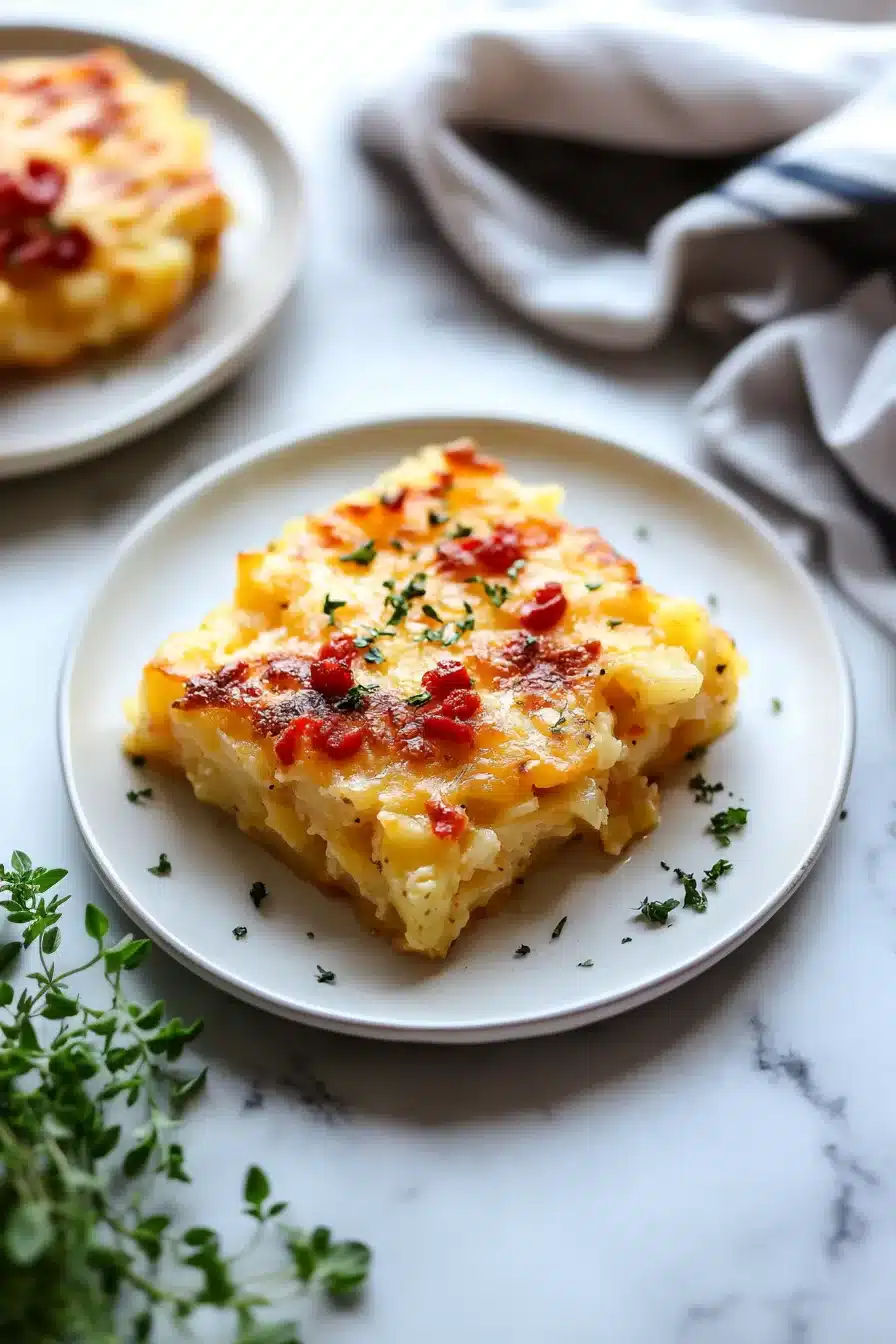 Easy Cheesy Breakfast Casserole