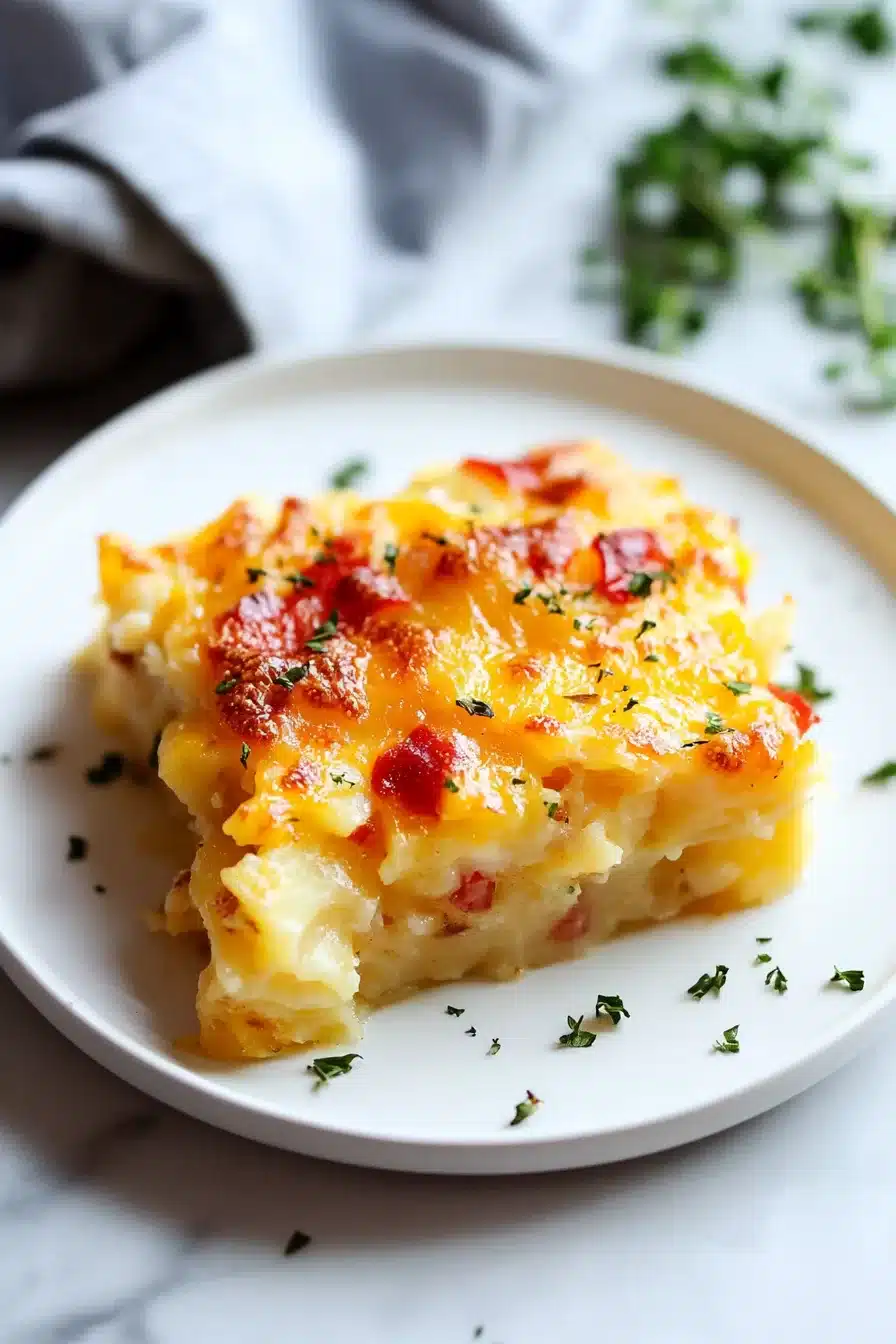 Easy Cheesy Breakfast Casserole