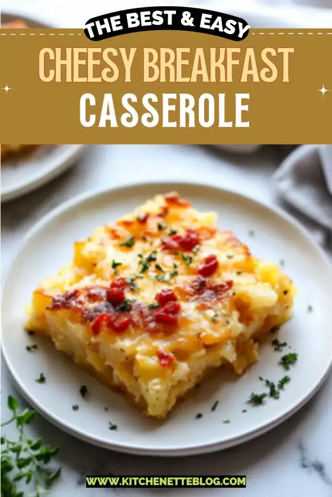 Easy Cheesy Breakfast Casserole