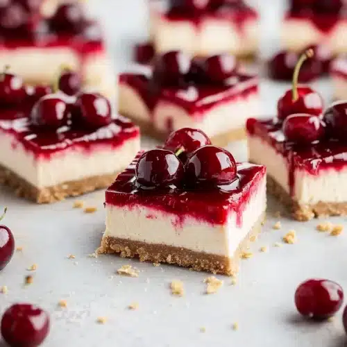 Easy Cherry Cheesecake Bars