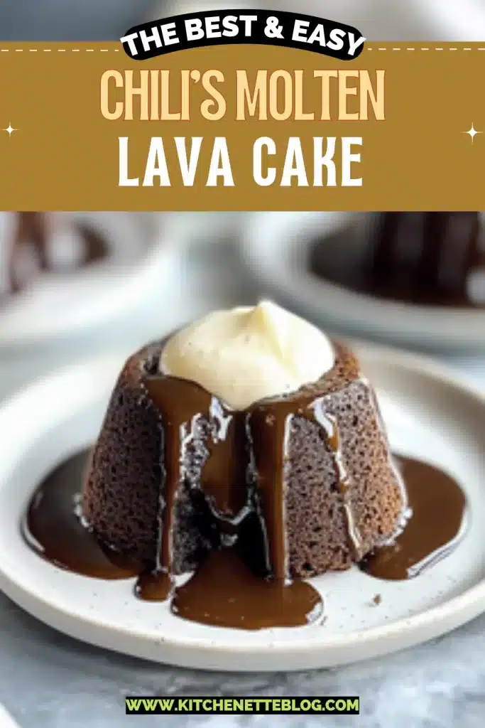Easy Chili’s Molten Lava Cake