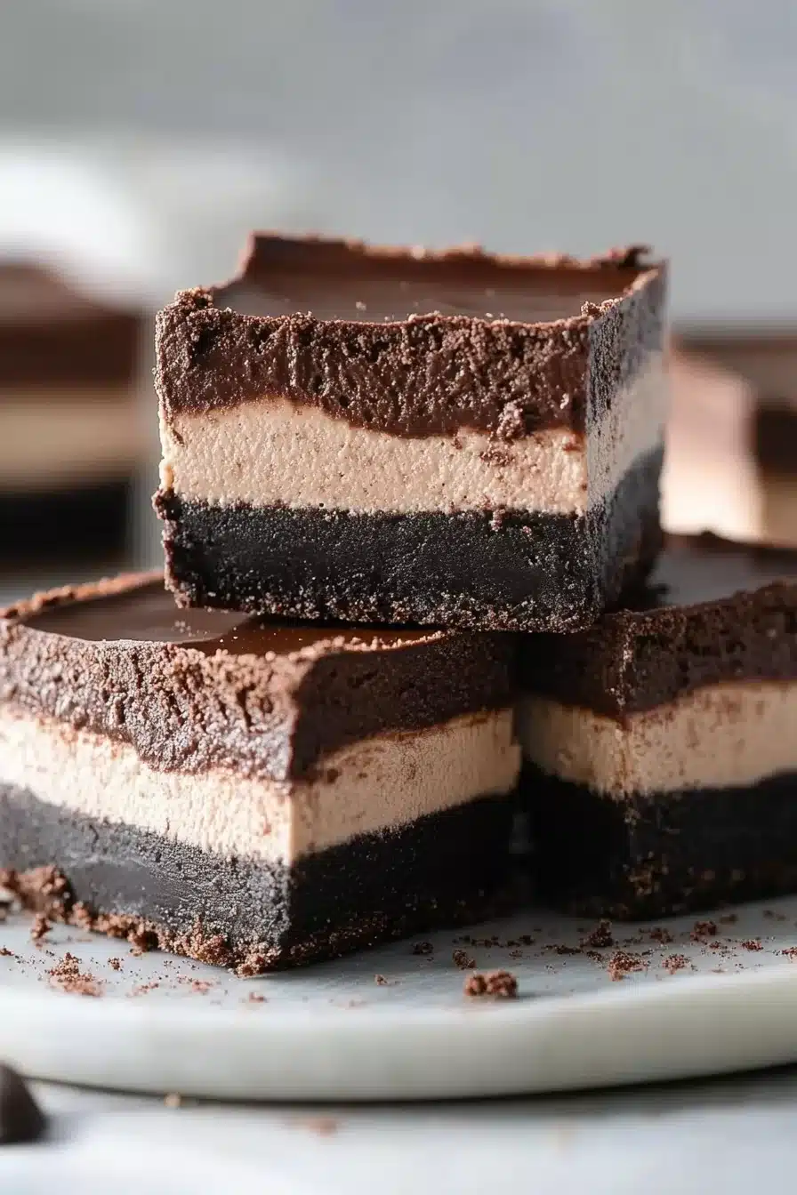 Easy Chocolate Cheesecake Bars