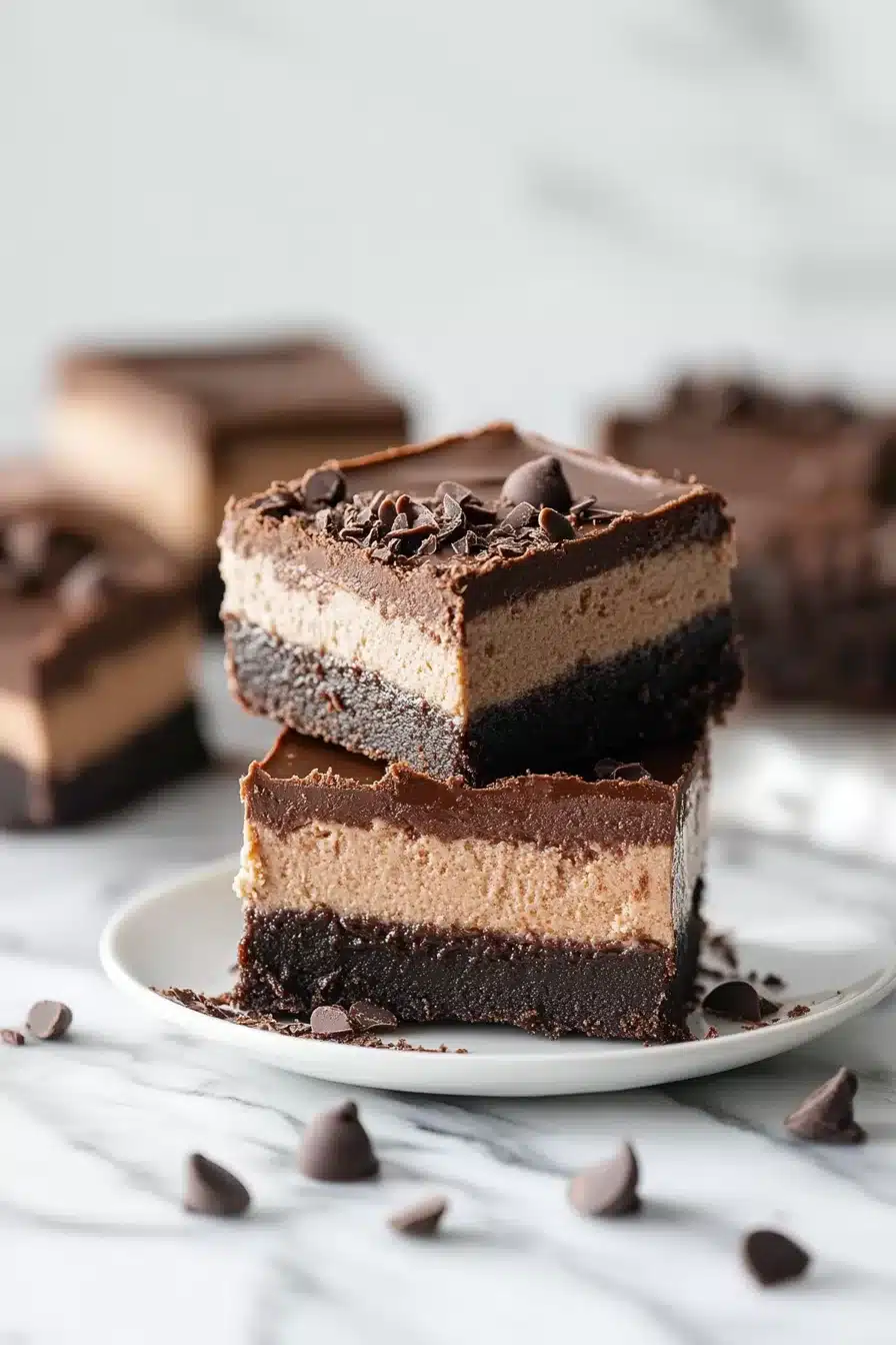 Easy Chocolate Cheesecake Bars