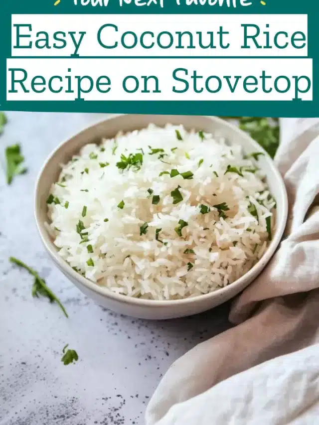 Easy Coconut Rice Recipe on Stovetop