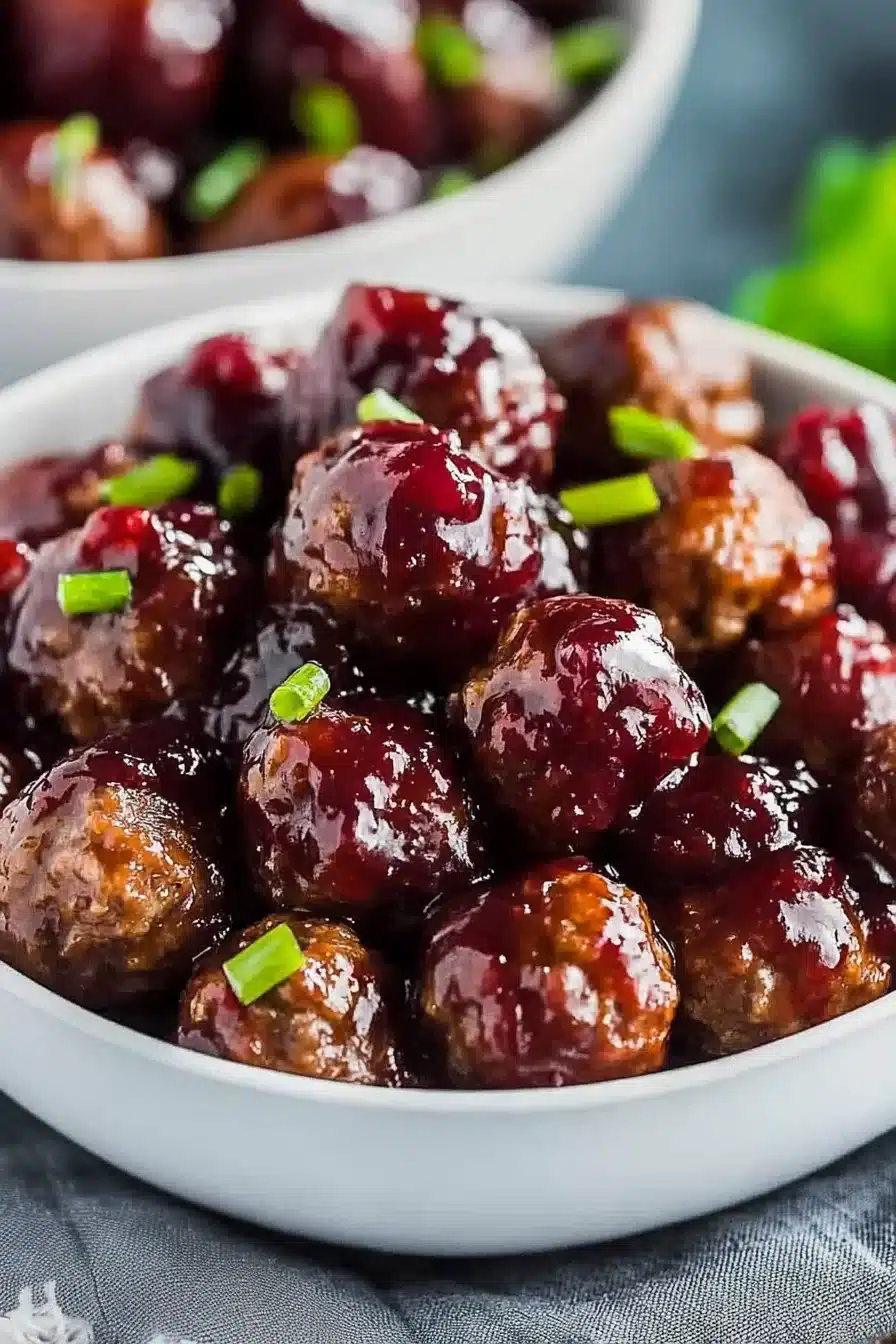 Easy Cranberry Meatballs