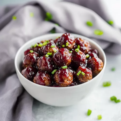 Easy Cranberry Meatballs